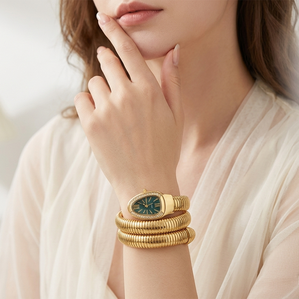 Serpentina green watch