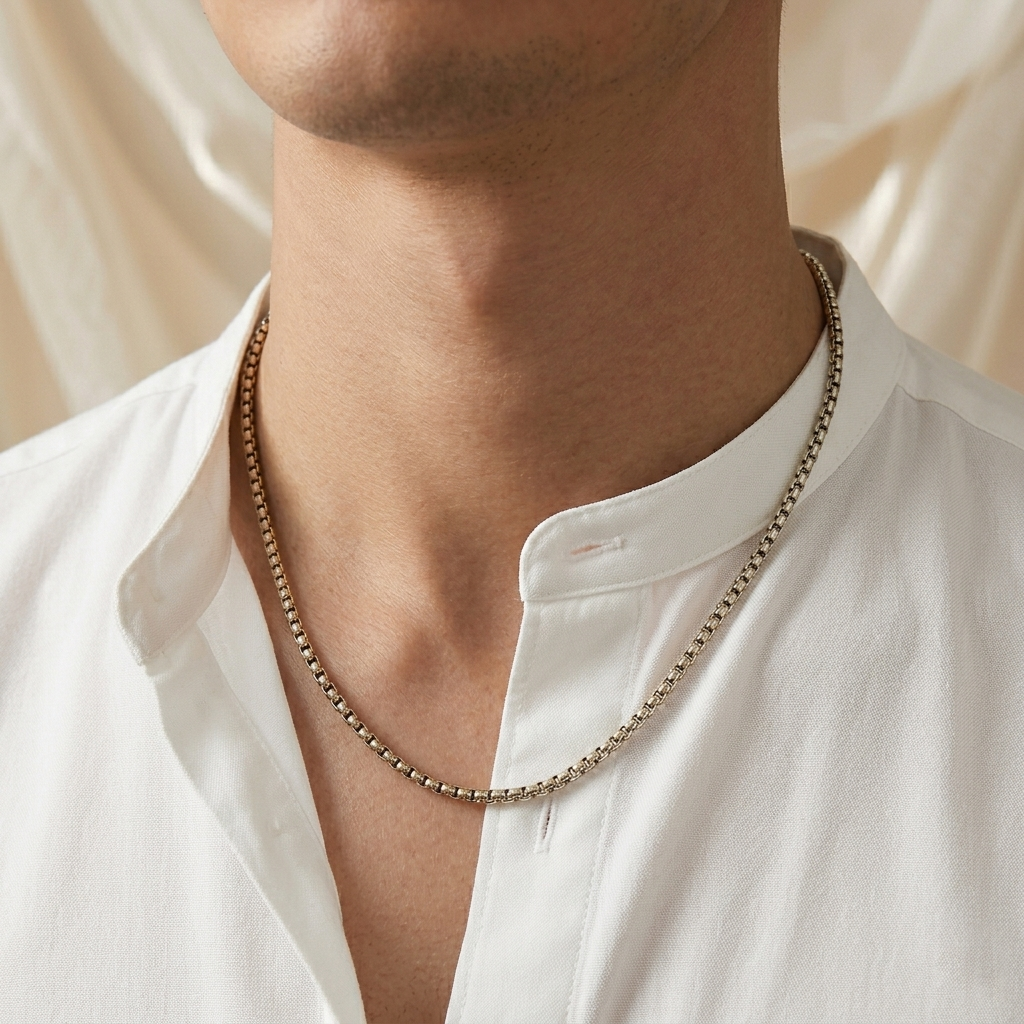 Venetian box chain (silver)