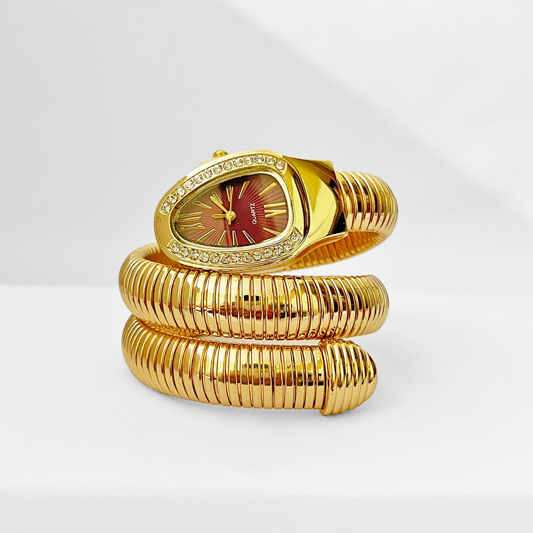 Serpentina maroon watch