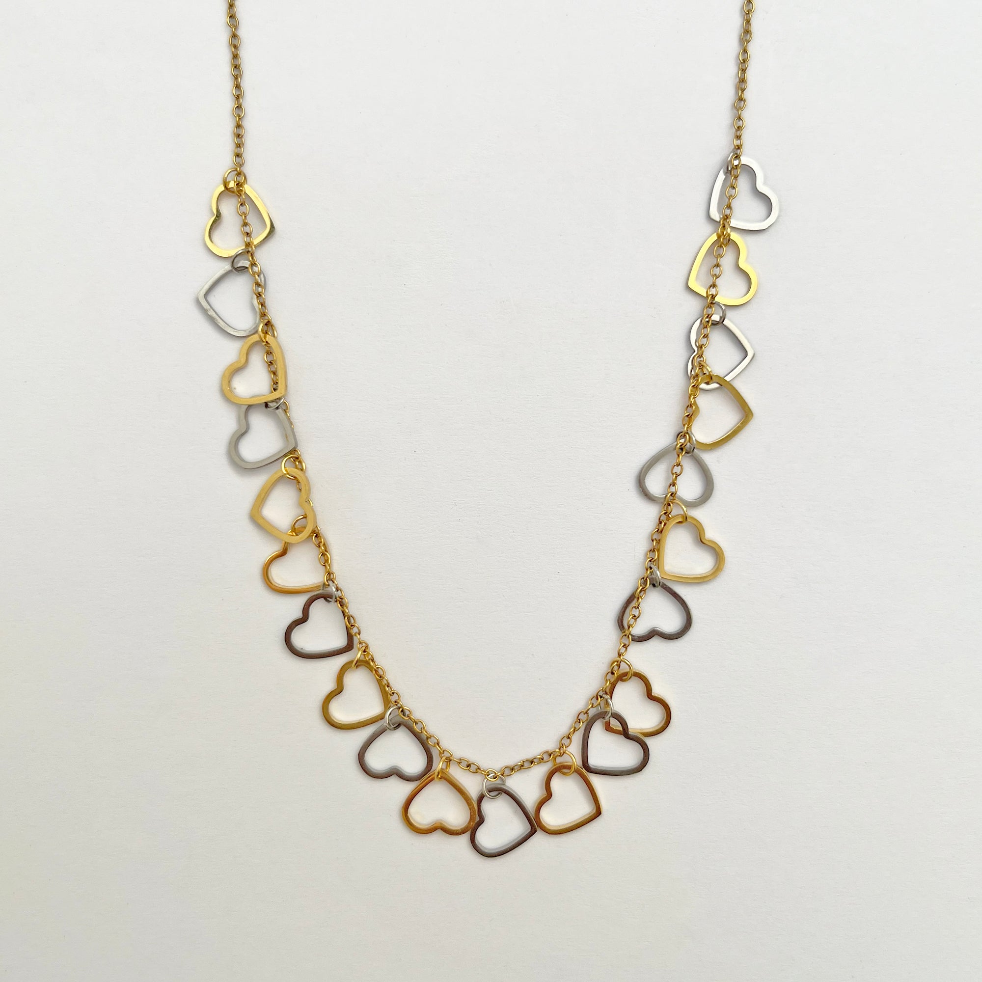 Cascading Heart Charm