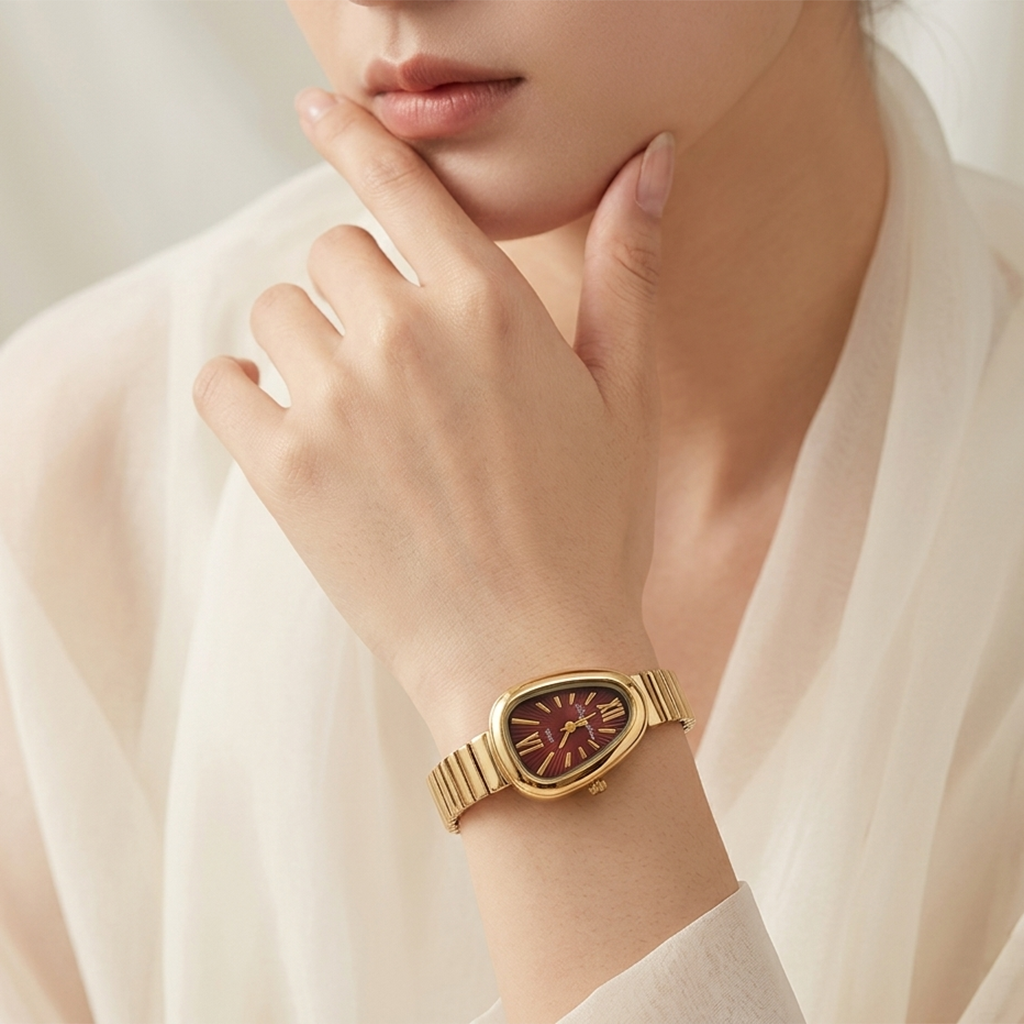 Crimson Teardrop Watch