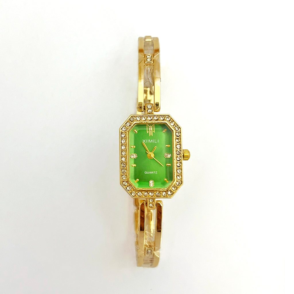 Emerald Octagon Watch