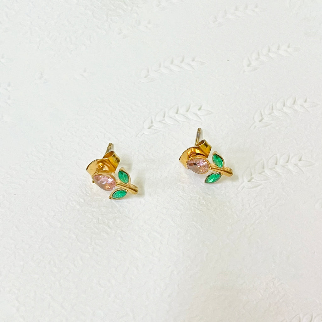 Rose Pink Blossom Tulip Set