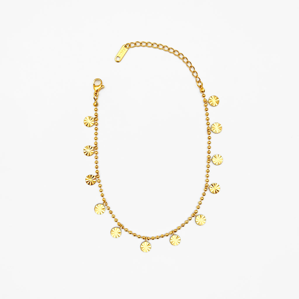 Golden charms Anklet