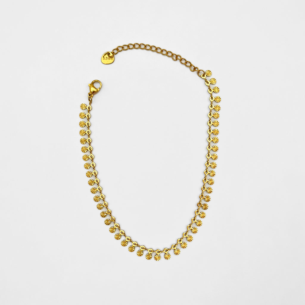 Golden Daisy Charm