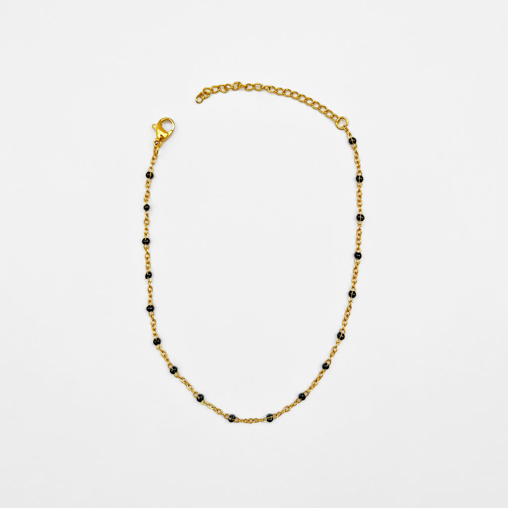 Black beaded chain