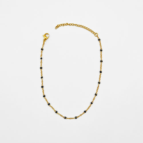Black beaded chain