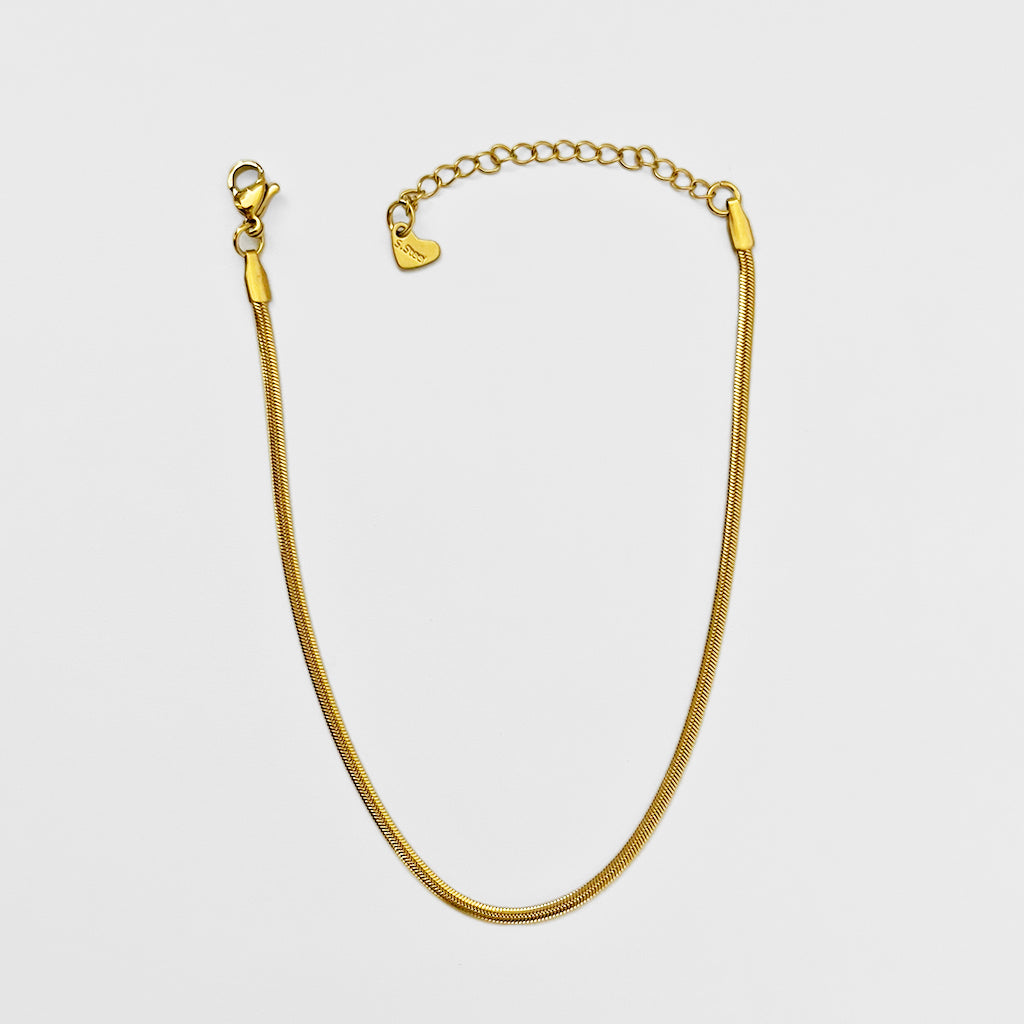 Flat thin anklets (Pair)