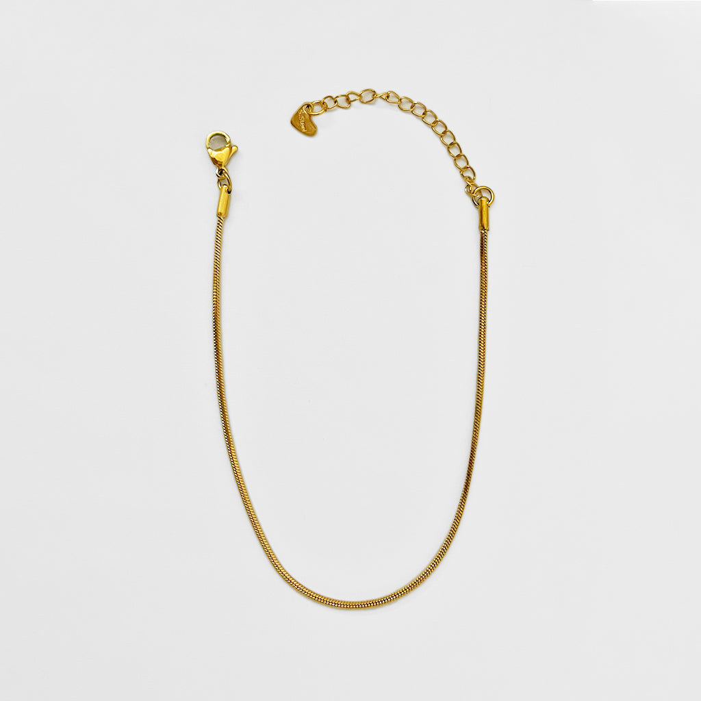 Round thin anklet