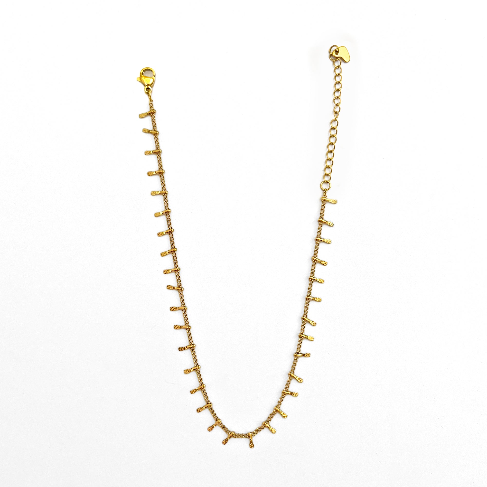 Golden vine anklet (Pair)