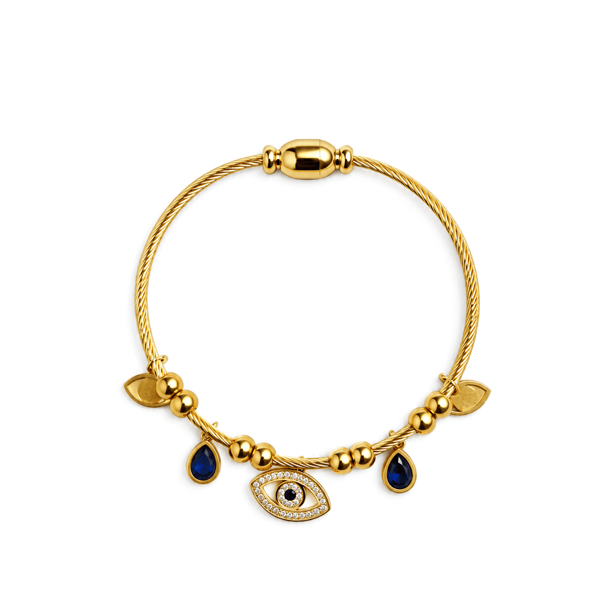 Blue Eye Elegance Bangle