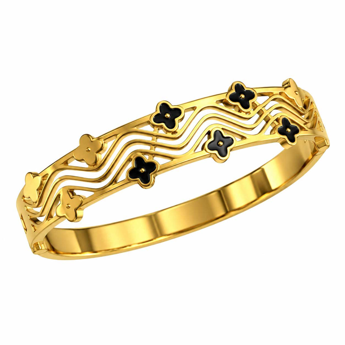 Clover Wave Bangle