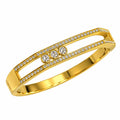 Triple Crystal Elegance Bangle