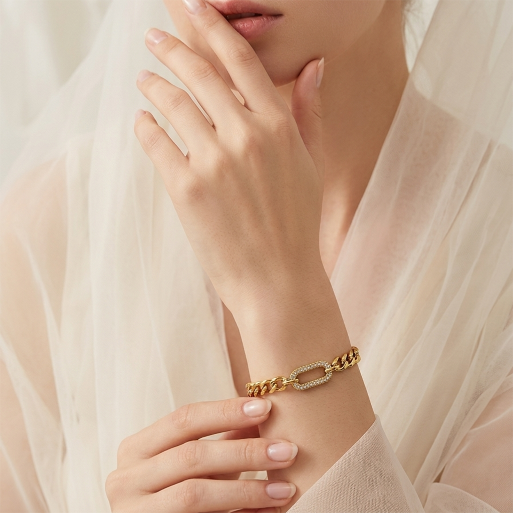 Golden Link Luxe Bracelet