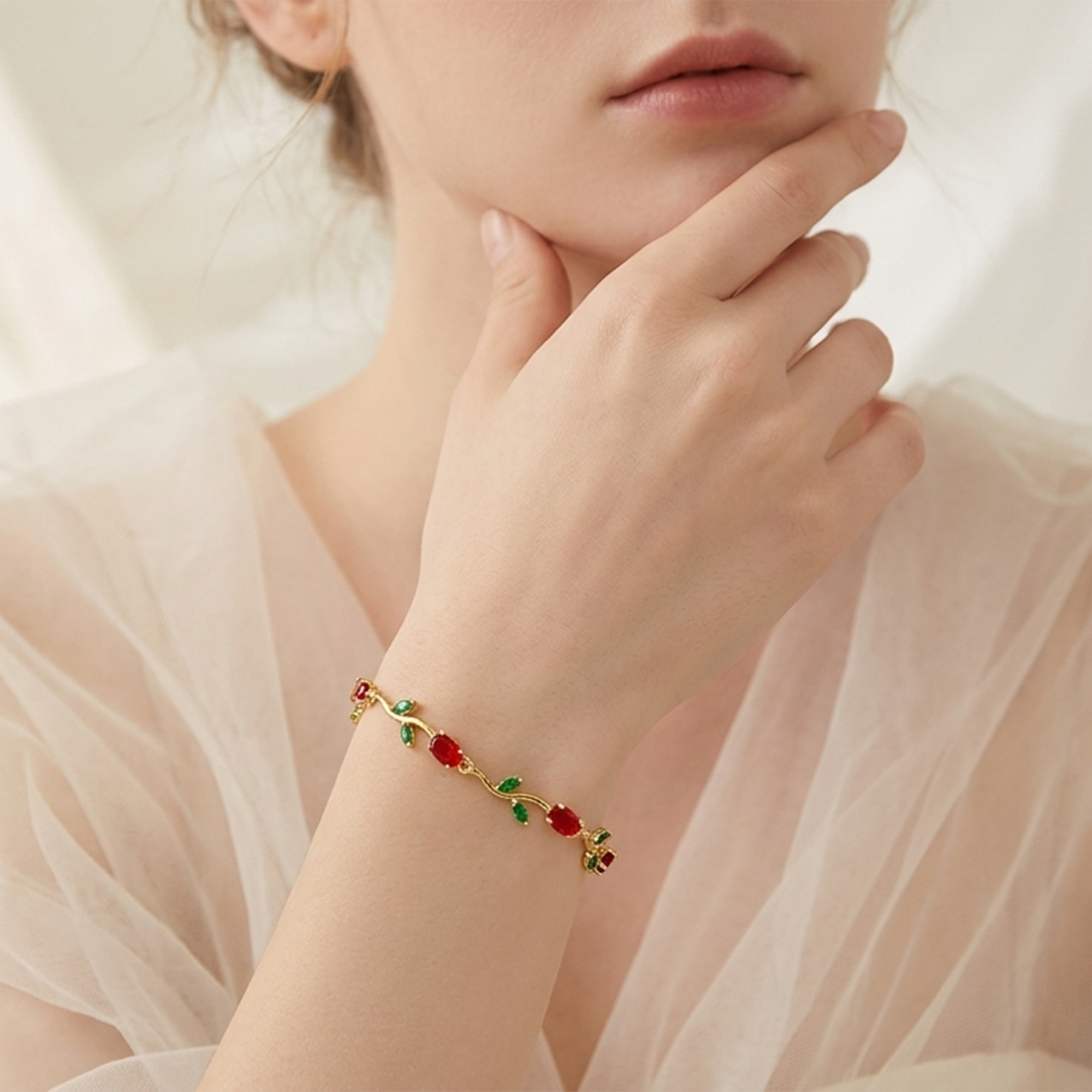 Midnight Vine Ruby & Emerald