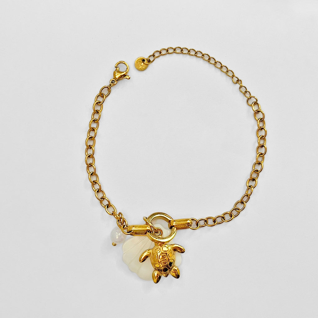 Ocean Turtle Charm Bracelet