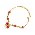 Ruby Pink Floral Vine