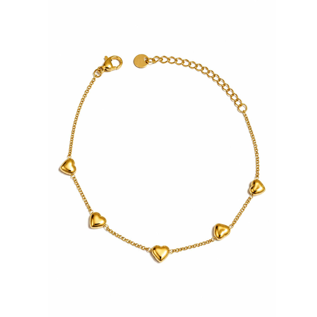 Golden Heart Charm