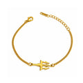 Trident Charm Bracelet