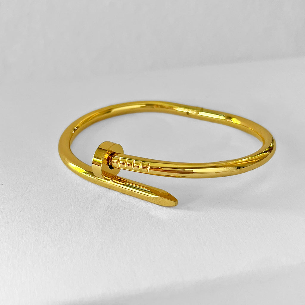 Golden Nail Bangle