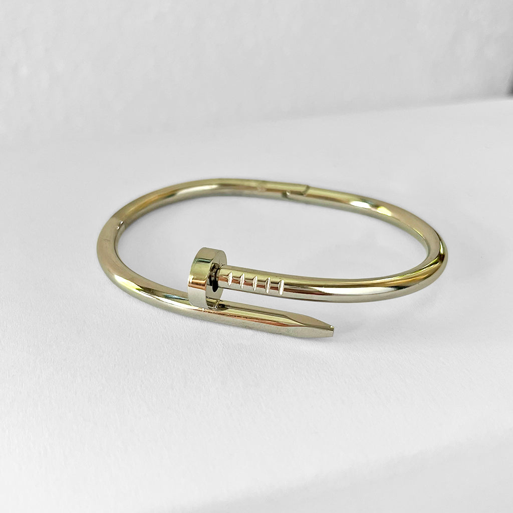 Silver Nail Bangle