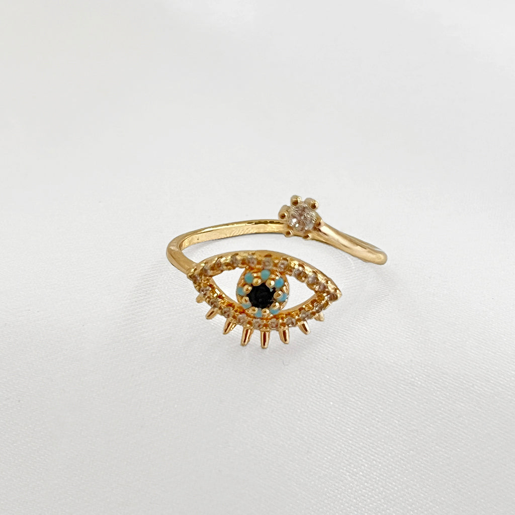 Evil eye ring