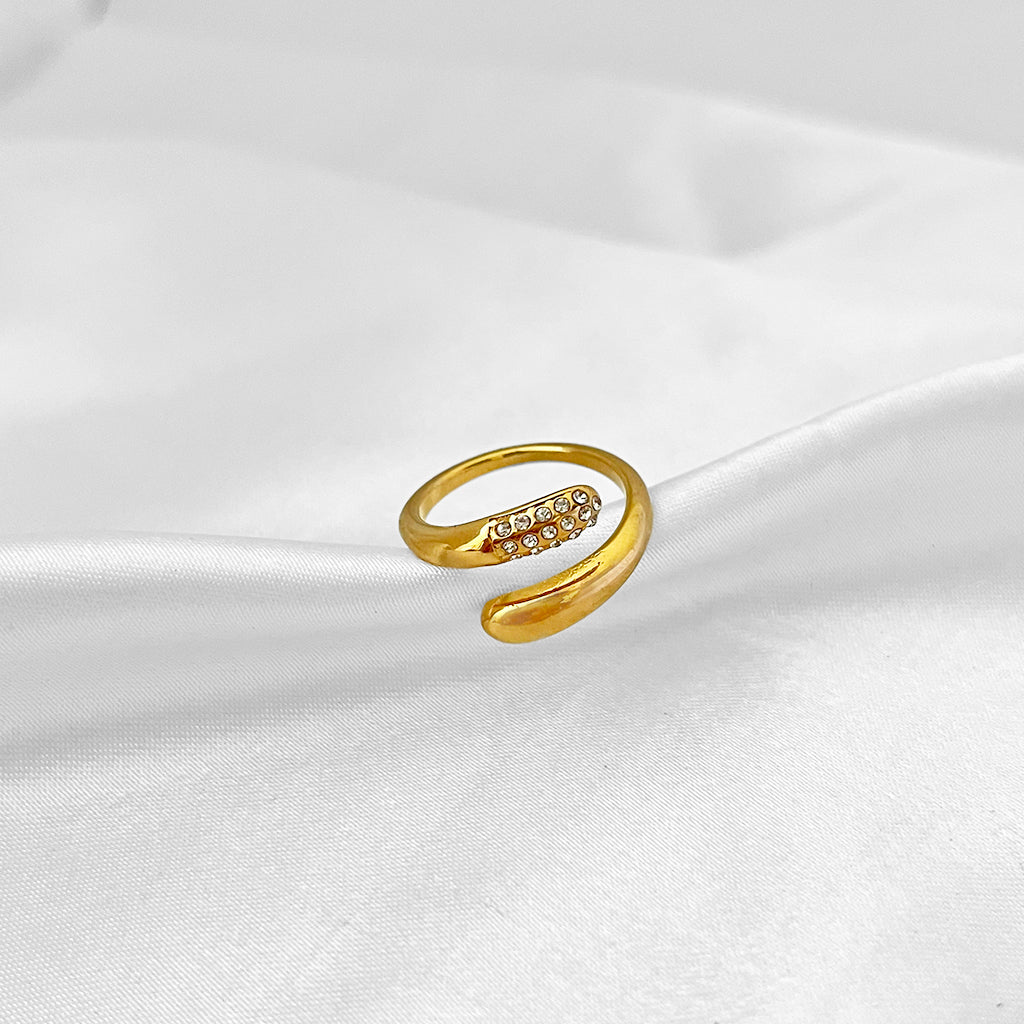 Celeste spark open ring