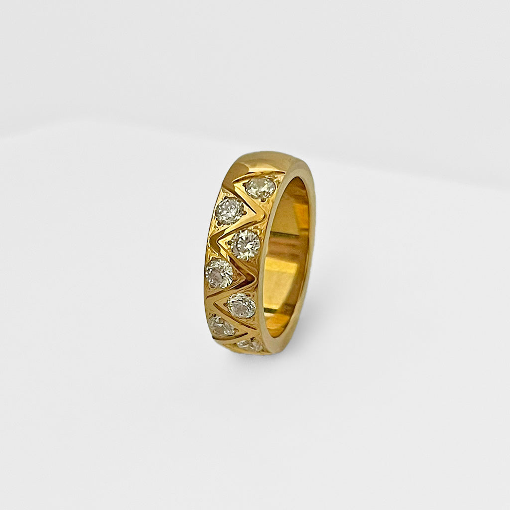 Zigzag Eternity Ring