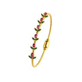 Pink Tulip Vine Bangle